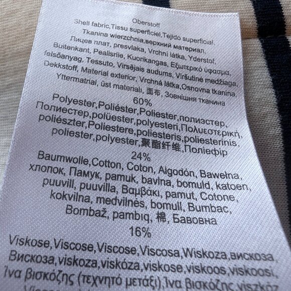 OLSEN EUROPE NWT cardigan vest coat Sz XL /16 DESIGNED IN GERMANY NAUTICAL SOFT - Picture 12 of 14